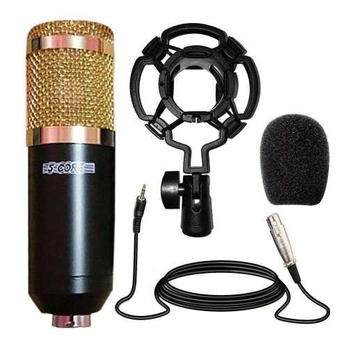 5Core Premium Pro Audio Condenser Recording Microphone Podcast Gaming Studio Mic RM 4 BG 5Core Premium Pro Audio Condenser Recording Microphone Podcast Gaming Studio Mic RM 4 BG