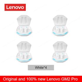 Original Lenovo GM2 Pro 5.3 Earphone Bluetooth Wireless Earbuds Low Latency Headphones HD Call Dual Mode Gaming Headset With Mic (Color: white 4)